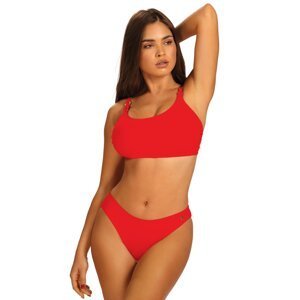 Dvoudílné plavky Self S1011 Bayamon 3 - Top Červená 36 | dámské plavky