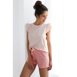 Dámské pyžamo Sensis Vittoria - bavlna Světle růžová XL