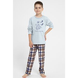 Chlapecké pyžamo Taro Parker - bavlna Světle modrá 92