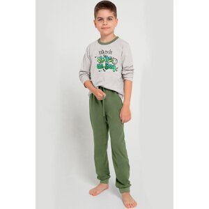 Chlapecké pyžamo Taro Sammy - bavlna Šedá 110