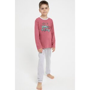 Chlapecké pyžamo Taro Sammy - bavlna Malinově červená 116