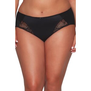 Kalhotky Ava Lingerie 2110 Black - brazilky Černá 2XL