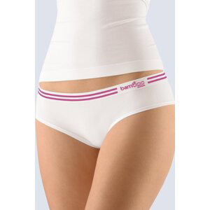 Francouzské kalhotky Gina 04021P - bezešvé Bílo-růžová M-L
