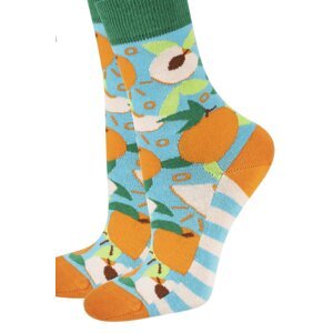 Unisex ponožky Soxo Peaches Oranžová 35-40