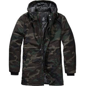 BRANDIT parka Grid-Camo Woodland Velikost: L