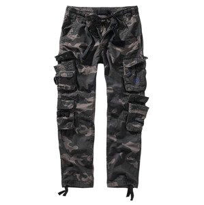 BRANDIT kalhoty Pure Slim Fit Trousers Darkcamo Velikost: 3XL