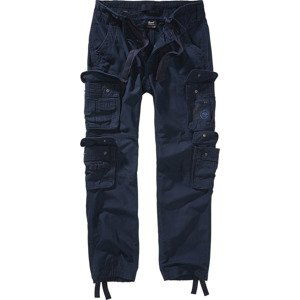 BRANDIT kalhoty Pure Slim Fit Trousers Modrá Velikost: XXL