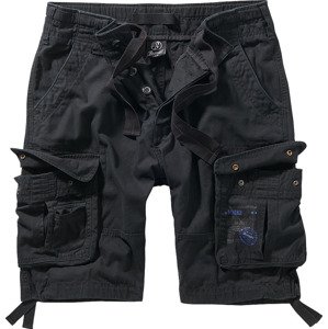 BRANDIT kraťasy Pure Vintage Shorts Černé Velikost: L