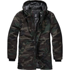 BRANDIT parka Grid-Camo Woodland Velikost: M