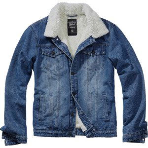 BRANDIT bunda Sherpa Denim Jacket Modrá Velikost: 5XL