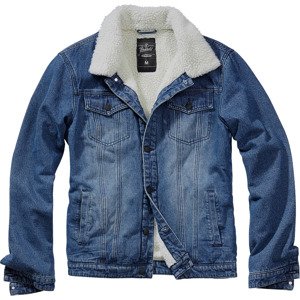 BRANDIT bunda Sherpa Denim Jacket Modrá Velikost: M