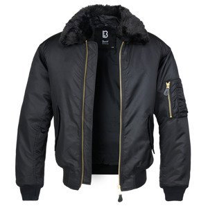 BRANDIT bunda MA2 Jacket Fur Collar Černá Velikost: L