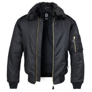 BRANDIT bunda MA2 Jacket Fur Collar Černá Velikost: XXL