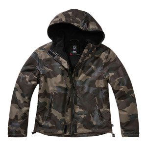 BRANDIT Dámská bunda Windbreaker frontzip Darkcamo Velikost: 3XL