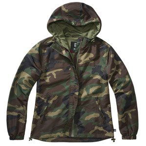 BRANDIT Dámská větrovka Summer Windbreaker frontzip Woodland Velikost: 3XL