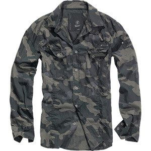 BRANDIT KOŠILE Shirt slim MEN Darkcamo Velikost: 3XL