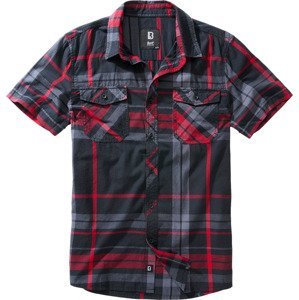 BRANDIT košile Roadstar Shirt 1/2 sleeve Antra-red Velikost: 3XL