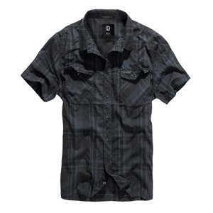 BRANDIT KOŠILE Roadstar Shirt, 1/2 sleeve Černo-modrá Velikost: M