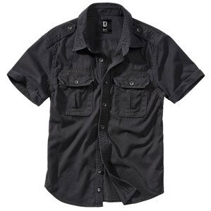 BRANDIT košile Vintage Shirt shortsleeve Černá Velikost: 3XL