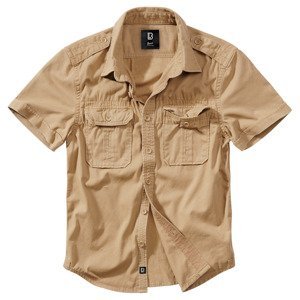 BRANDIT košile Vintage Shirt shortsleeve Camel Velikost: 7XL