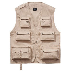 BRANDIT vesta Hunting Vest Béžová Velikost: 7XL