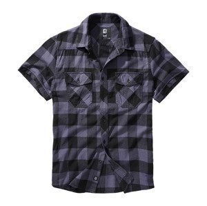 BRANDIT košile Checkshirt halfsleeve černo-šedá Velikost: 3XL