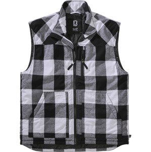 BRANDIT vesta Lumber Vest Bílo-černá Velikost: 4XL