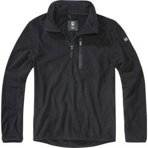 BRANDIT mikina Fleece Troyer Černá Velikost: 5XL