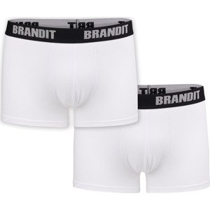 BRANDIT boxerky 2ks/balení - bílá/bílá Velikost: L