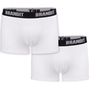 BRANDIT boxerky 2ks/balení - bílá/bílá Velikost: XL