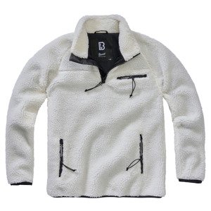 BRANDIT bunda Teddyfleece Troyer Bílá Velikost: XL