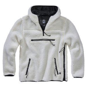 BRANDIT bunda Teddyfleece Worker Pullover Bílá Velikost: 6XL