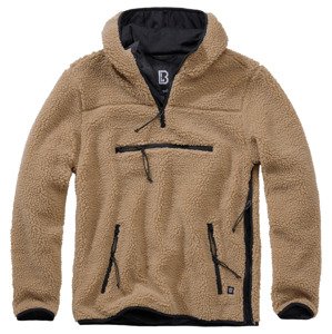 BRANDIT bunda Teddyfleece Worker Pullover Camel Velikost: 4XL