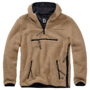 BRANDIT bunda Teddyfleece Worker Pullover Camel Velikost: S