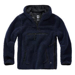 BRANDIT bunda Teddyfleece Worker Pullover Modrá Velikost: 3XL