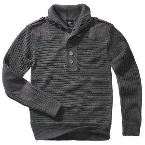 BRANDIT svetr Alpin Pullover antracit Velikost: 3XL