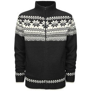 BRANDIT svetr Cardigan Norweger Černá Velikost: XL