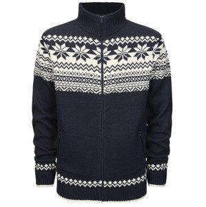 BRANDIT svetr Cardigan Norweger Modrá Velikost: 3XL