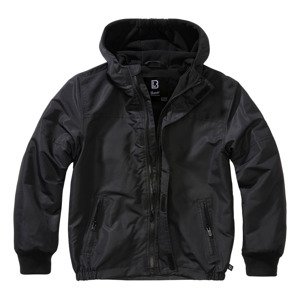 BRANDIT Dětská bunda Windbreaker Frontzip Černá Velikost: 122/128