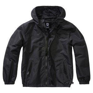 BRANDIT Dětská bunda Summerwindbreaker Frontzip Černá Velikost: 158/164