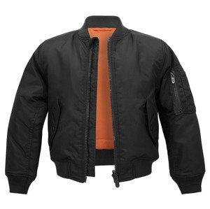 BRANDIT Dětská bomber bunda MA1 Jacket Černá Velikost: 122/128