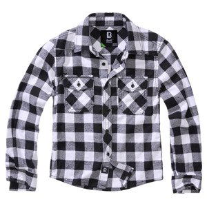 BRANDIT Dětská košile Checkshirt Bílo-černá Velikost: 122/128