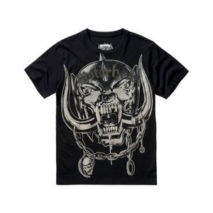 BRANDIT tričko Motörhead T-Shirt Warpig Print Černá Velikost: 3XL