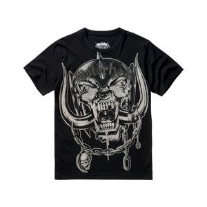 BRANDIT tričko Motörhead T-Shirt Warpig Print Černá Velikost: 4XL