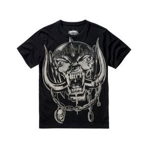 BRANDIT tričko Motörhead T-Shirt Warpig Print Černá Velikost: 6XL