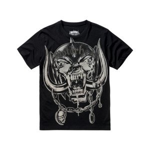 BRANDIT tričko Motörhead T-Shirt Warpig Print Černá Velikost: 7XL