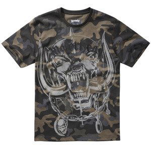 BRANDIT tričko Motörhead T-Shirt Warpig Print Darkcamo Velikost: L