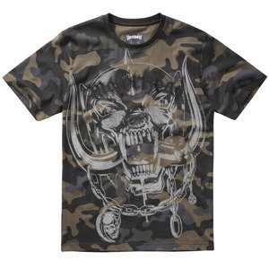 BRANDIT tričko Motörhead T-Shirt Warpig Print Darkcamo Velikost: XL