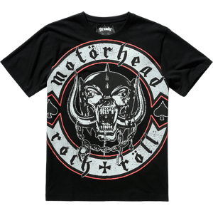 BRANDIT tričko Motörhead T-Shirt Rock Röll černá Velikost: L