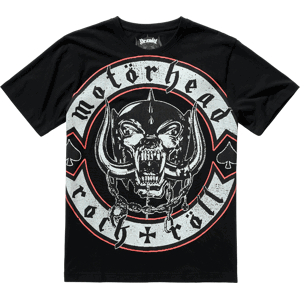 BRANDIT tričko Motörhead T-Shirt Rock Röll černá Velikost: M
